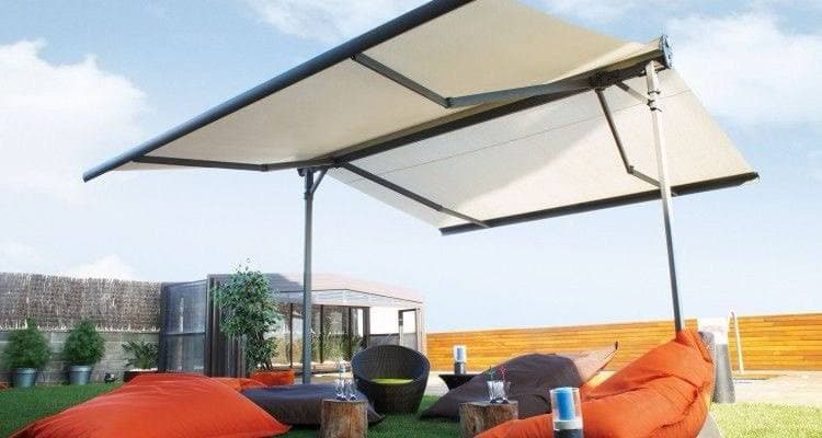 Toldo doble brazo libre
